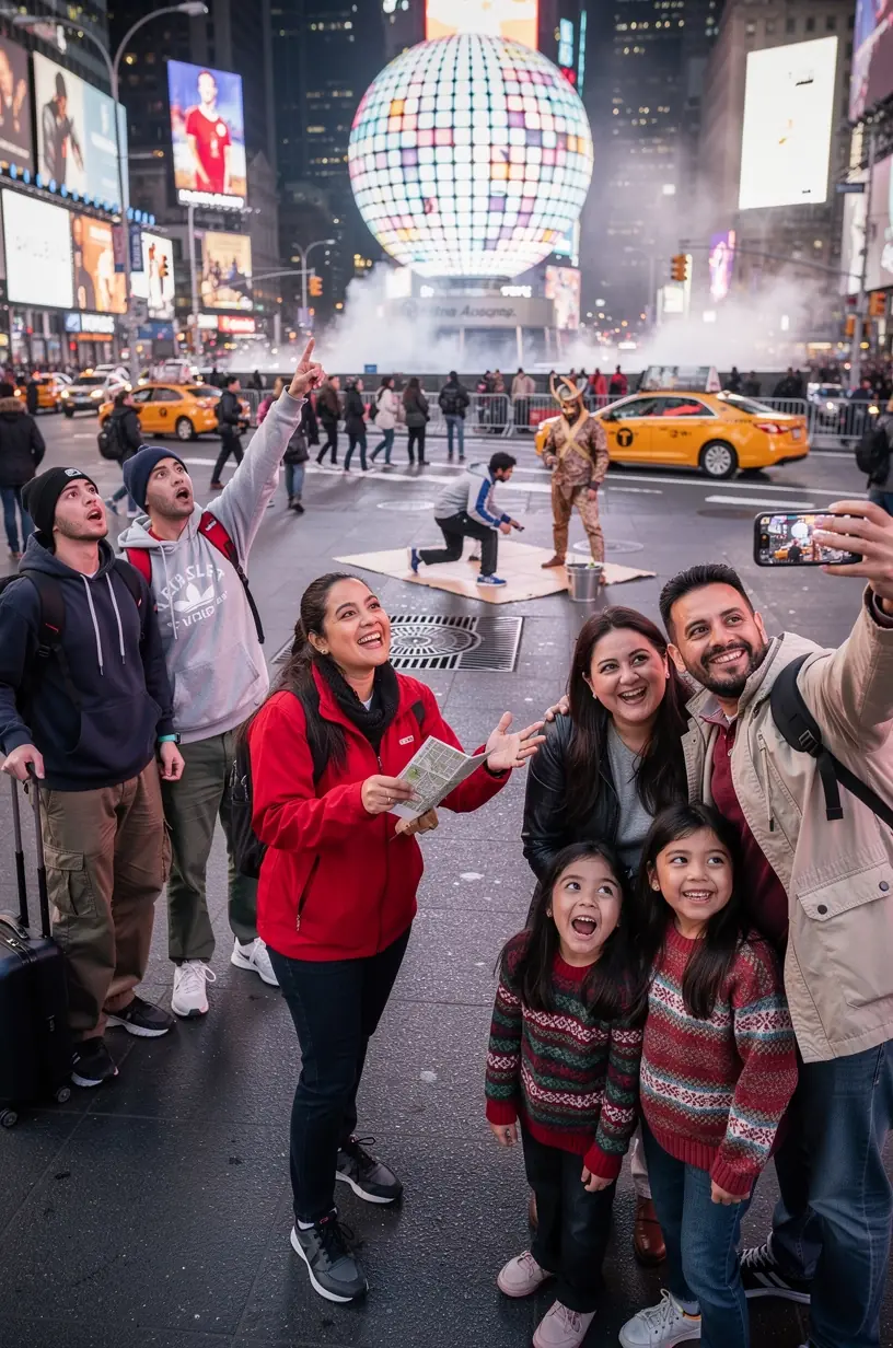 Группа туристов осматривает городскую достопримечательность в рамках экскурсии с гарантированным возвращением